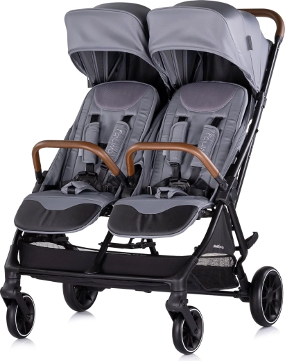 Double sports stroller CHIPOLINO Twinity – Cloud