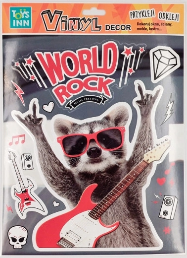 Raccoon Vinyl Stickers – Cute Kids’ Room Decoration