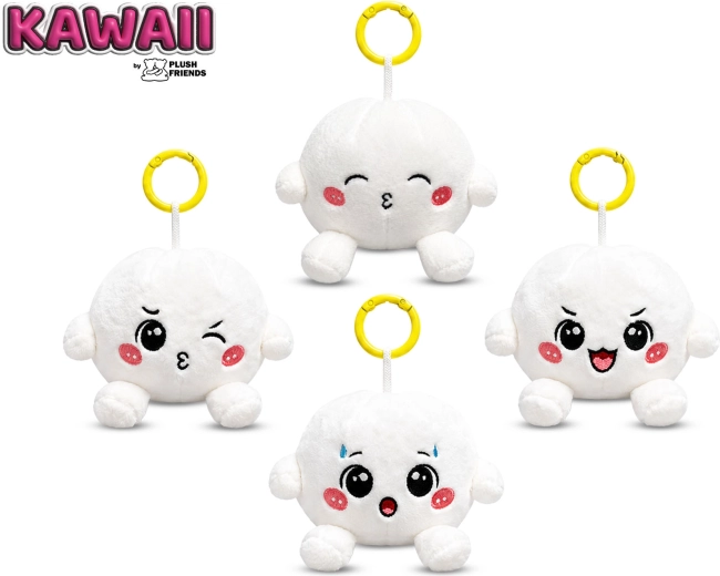 Plush keychain pendant Bao dumpling Plush Friends Kawaii 8 cm - 1 piece