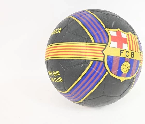 FC Barcelona blaugrana football with senyera