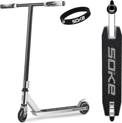Soke EVO street silver фрийстайл тротинетка