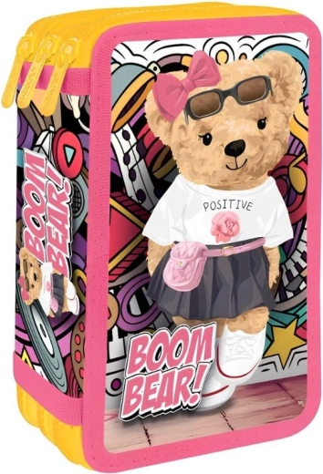 Three-tier pencil case Boom Bear - bear