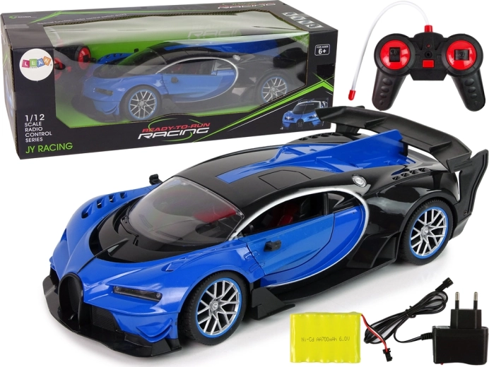 RC спортен автомобил 1:12 с дистанционно отваряне на вратите и LED светлини