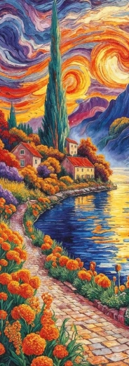 Panoramic Puzzle Toward the Cypress 1000 Pieces ART PUZZLE
