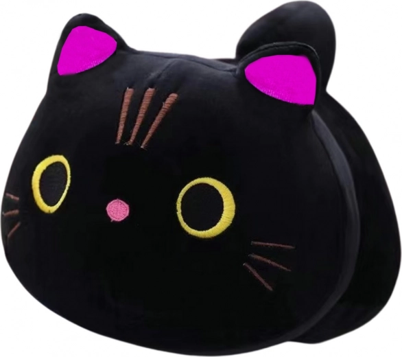 Плюшена играчка котка черна 18 см