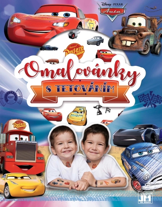 Книжка за оцветяване с татуировки CARS – Колите