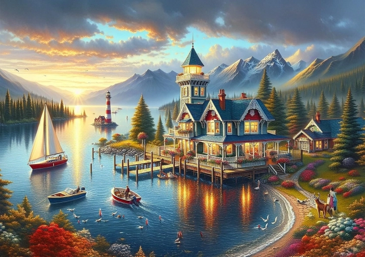 Dreamy Evening Puzzle 1000 Pieces