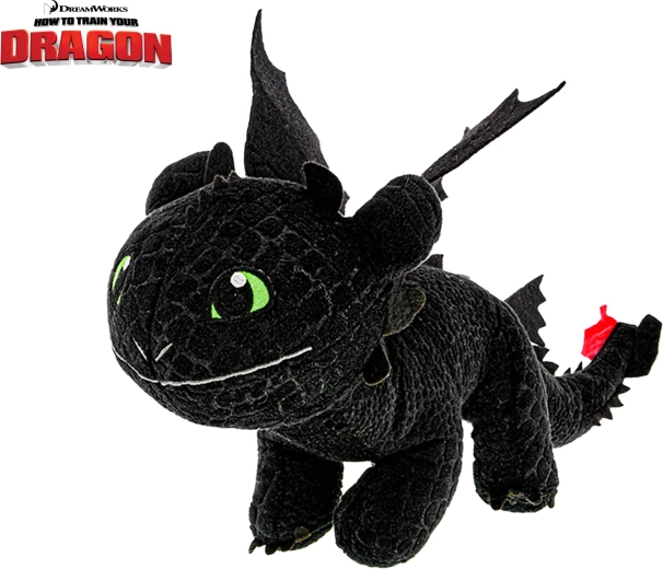 Плюшен дракон Беззъб (Toothless) 15 см