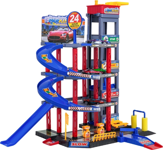 Play mat with roads and rich accessories