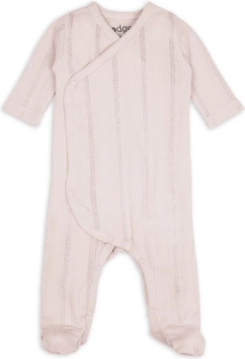 Lodger newborn onesie pointelle powder, size 50