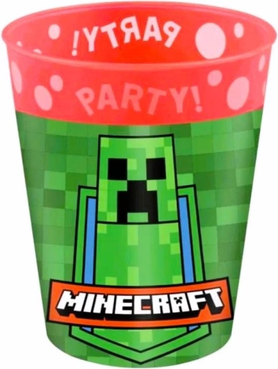 Plastic Minecraft cup - 1 piece
