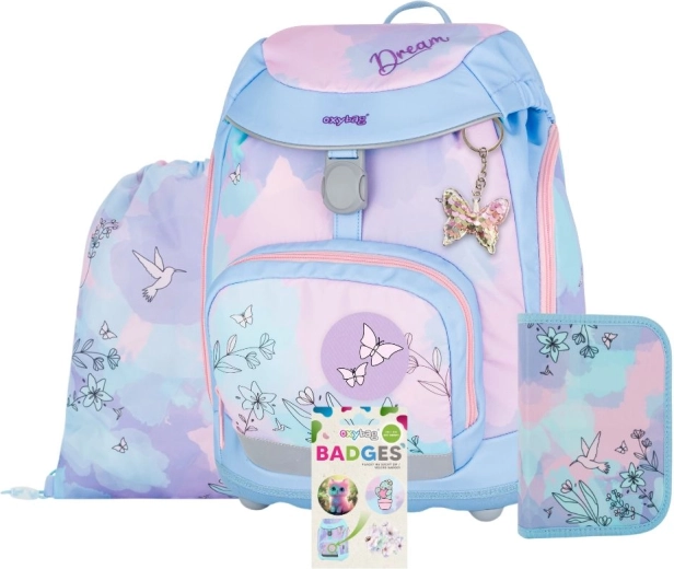 Ученически комплект 4 части OXYBAG Sherpy Колибри