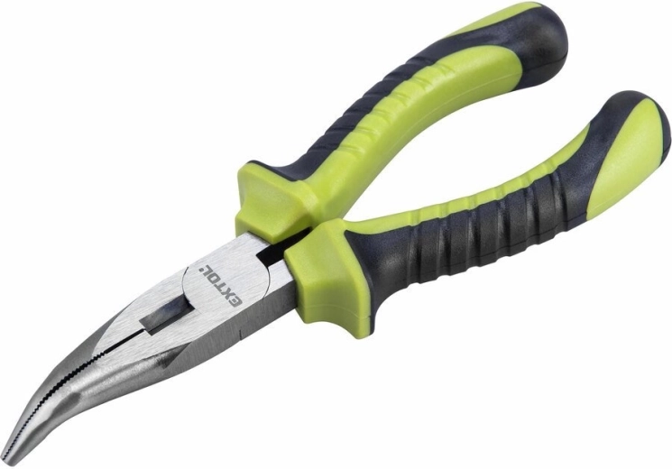 Half-round bent pliers 160 mm