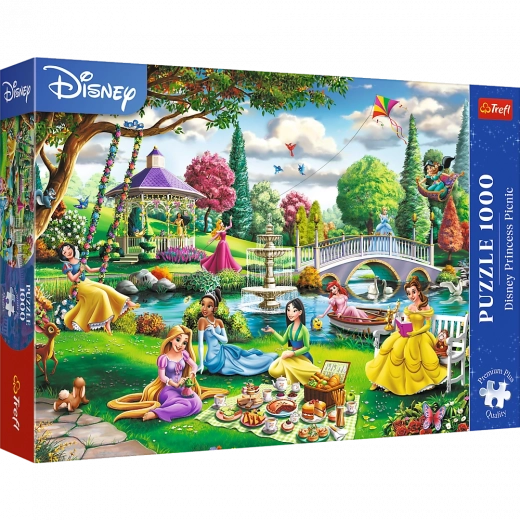 Премиум пъзел 1000 части – пикник с DISNEY принцеса