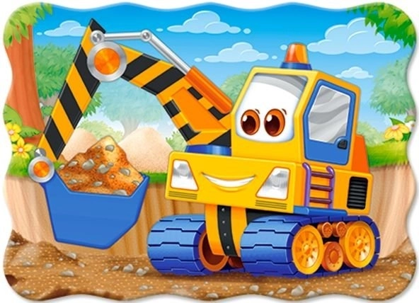 Puzzle Yellow Excavator
