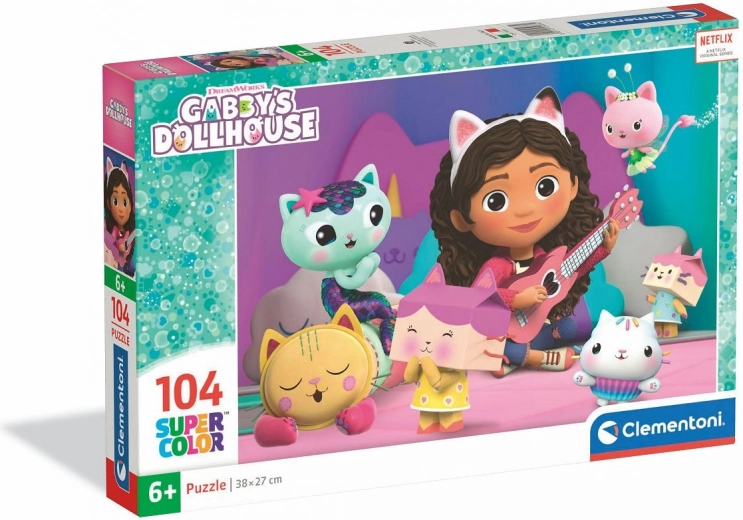 Clementoni Puzzle Gabby's Dollhouse – Music Moment, 104 pieces
