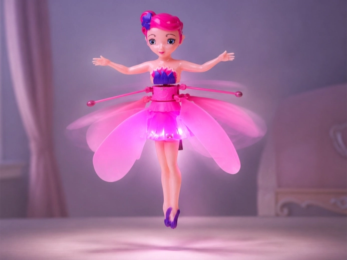 Rotating wings and light effects
