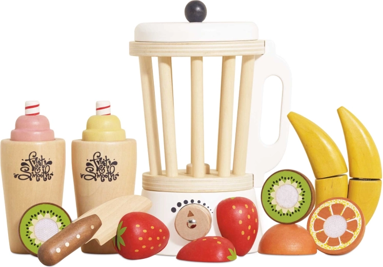 Le Toy Van дървен ретро блендер с плодове Fruit & Smooth