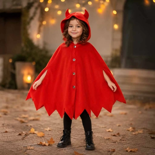Loose cape for comfortable movement