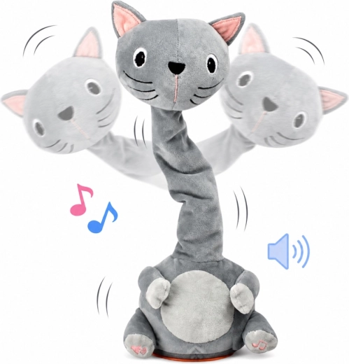 Dances, plays and makes sounds