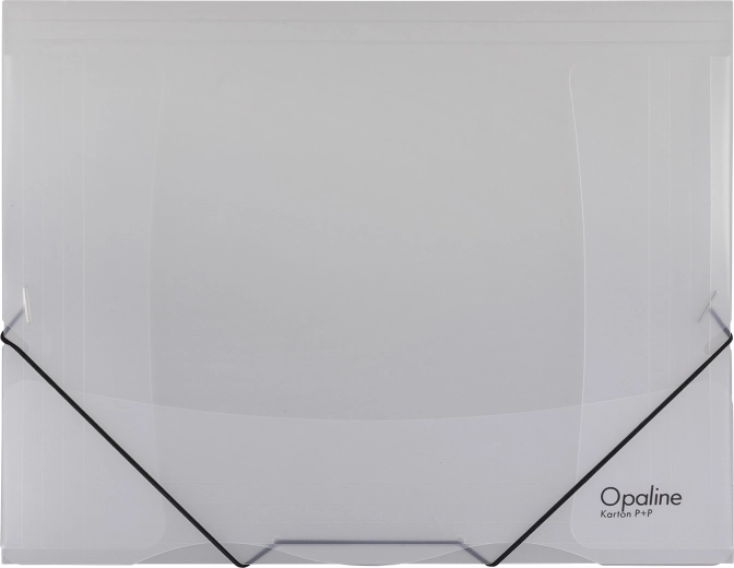 OPALINE Elastic Band Folder Clear A4