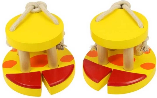 Дървени жирафски кокили за деца Bigjigs Toys