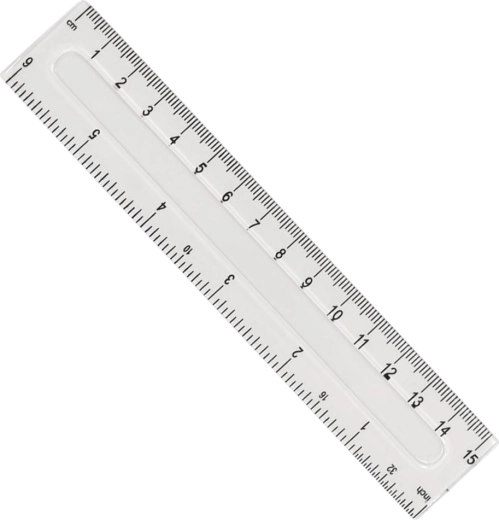 GRAND Plastic Ruler 15 cm - 1 piece