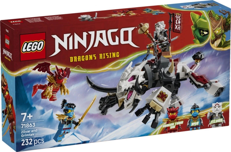 LEGO NINJAGO Зилвар и драконовият звяр Гримтак