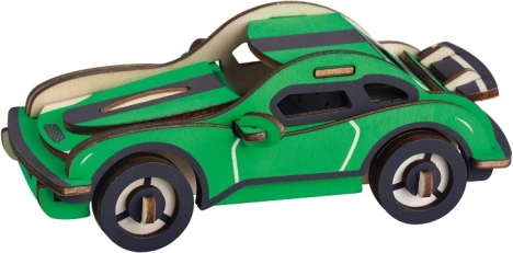 Wooden 3D Puzzle Hurricane Racing Car