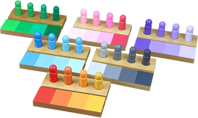 Subtle shades for training color perception