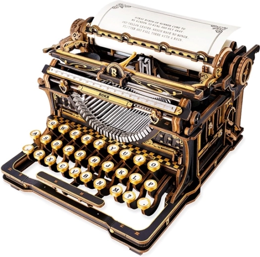 RoboTime mechanical 3D typewriter model kit (classic version)