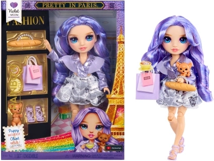 Модна кукла Rainbow High в Париж – Violet