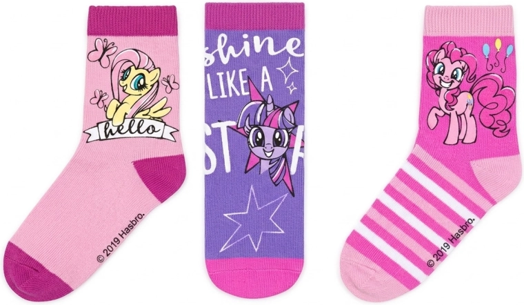 Детски чорапи My Little Pony – комплект от 3 чифта