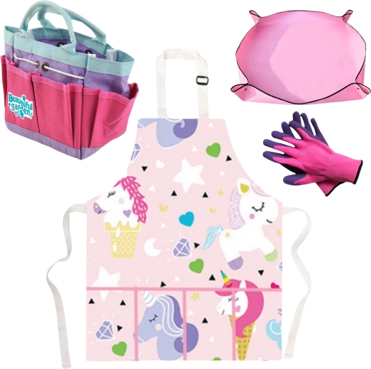 Practical apron and bag with pockets