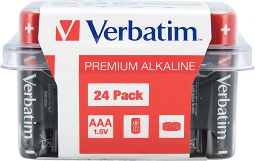 Алкални батерии AAA 1,5 V 24 бр. VERBATIM