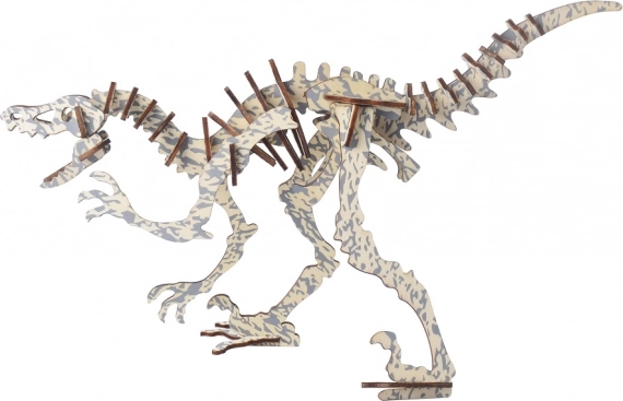 Woodcraft дървен 3D пъзел Peinonychus