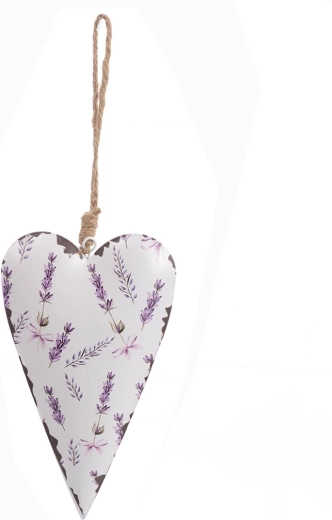 White metal decorative heart