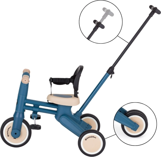 Parent push handle for safer riding