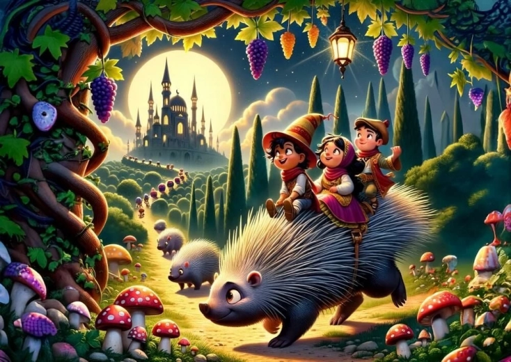 Puzzle Hedgehog and Friends 200 pieces