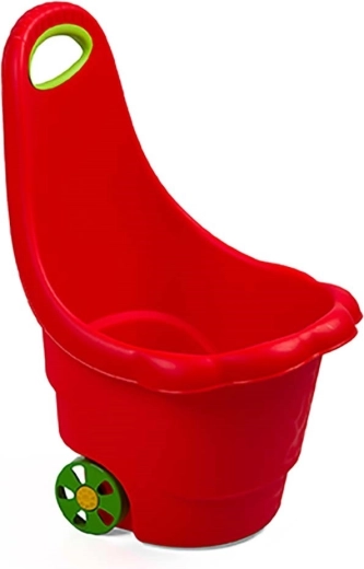 Children's multifunctional cart Bayo Daisy 60 cm – red