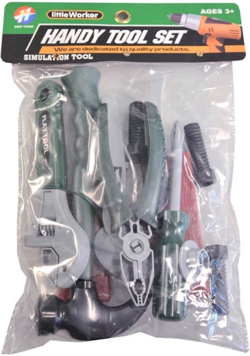 Children's toy tool set for little handymen - 6 pcs