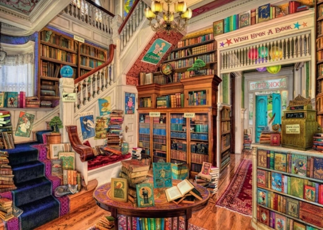 Пъзел Ravensburger The Fantasy Bookshop 1000 части