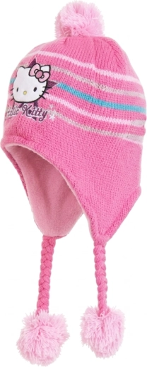 Knitted Hello Kitty Hat
