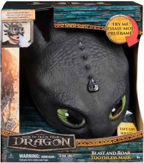 How to Train Your Dragon: Interactive Toothless Mask with Mist and Light Effects