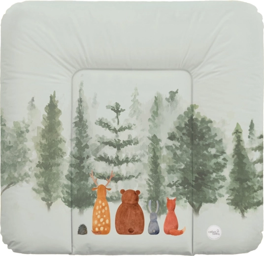 Ceba Baby мека подложка за повиване за скрин 75 × 72 см basic forest companions