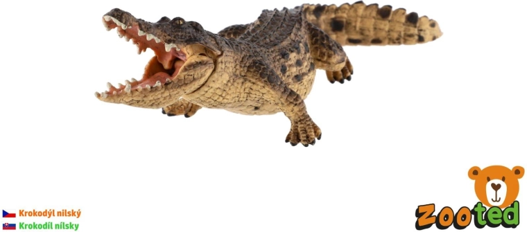 Nile crocodile figurine 18 cm