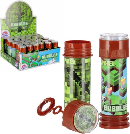 Bubble Maker Pixel 55 ml – kids’ bubble solution in two designs