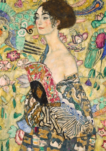 Puzzle Art Collection Lady with a Fan 1000 pieces