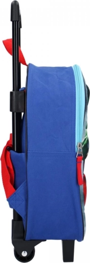 Trolley design with extendable handle and wheels