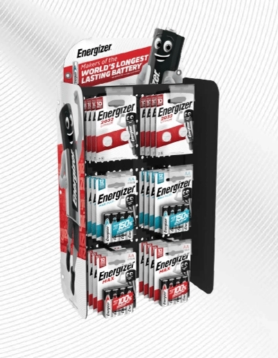 Energizer vertical stand 2×3 with pole-hanging bracket